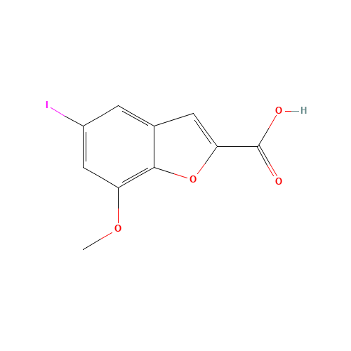 5-iodo-7-methoxy-1-benzofuran-2-carboxylic acid (CAS: 944523-63-1) - Related Chemical Product