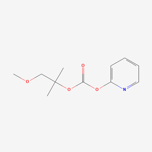 (1-methoxy-2-methylpropan-2-yl) pyridin-2-yl carbonate (CAS: 1408291-77-9) - Chemical Structure and Molecular Formula 