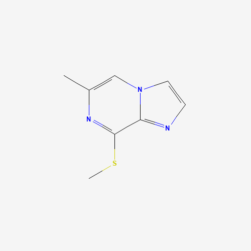 6-methyl-8-methylsulfanylimidazo[1,2-a]pyrazine (CAS: 1094070-46-8) - Chemical Structure and Molecular Formula 