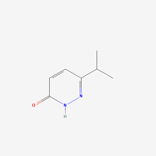 3-propan-2-yl-1H-pyridazin-6-one (CAS: 570416-36-3) - Chemical Structure and Molecular Formula 