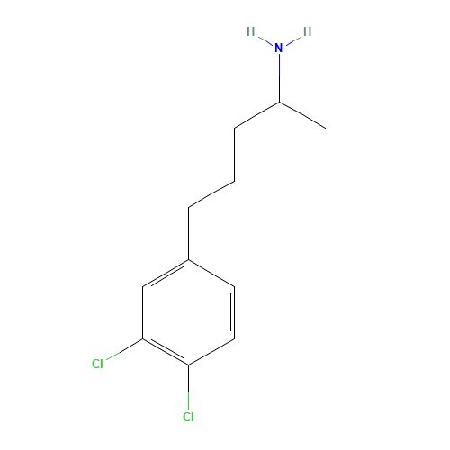 5-(3,4-dichlorophenyl)pentan-2-amine (CAS: 1339931-04-2) - Related Chemical Product
