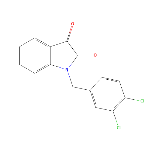 1-[(3,4-dichlorophenyl)methyl]indole-2,3-dione (CAS: 79183-19-0) - Related Chemical Product