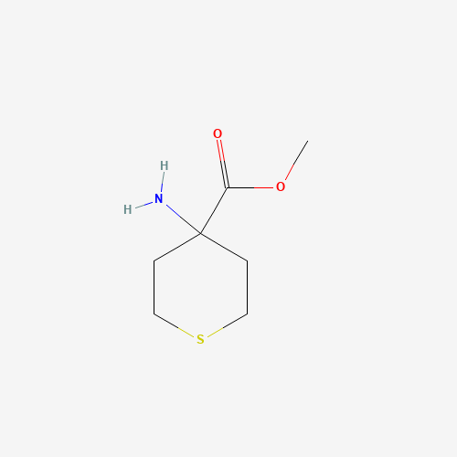 methyl 4-aminothiane-4-carboxylate (CAS: 744176-43-0) - Chemical Structure and Molecular Formula 