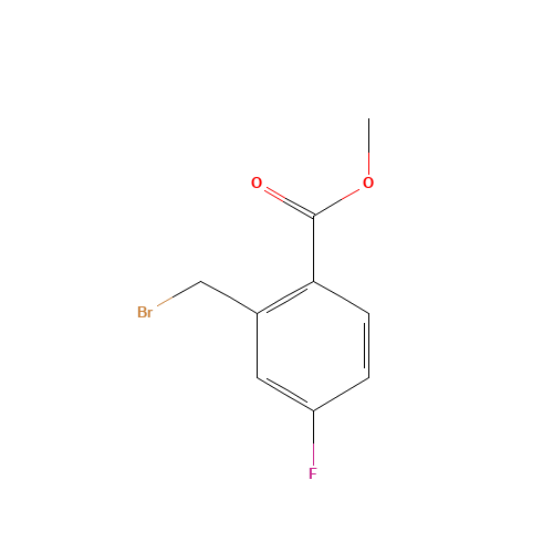 methyl 2-(bromomethyl)-4-fluorobenzoate (CAS: 157652-28-3) - Related Chemical Product