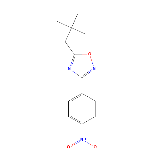 5-(2,2-dimethylpropyl)-3-(4-nitrophenyl)-1,2,4-oxadiazole (CAS: 700857-58-5) - Related Chemical Product