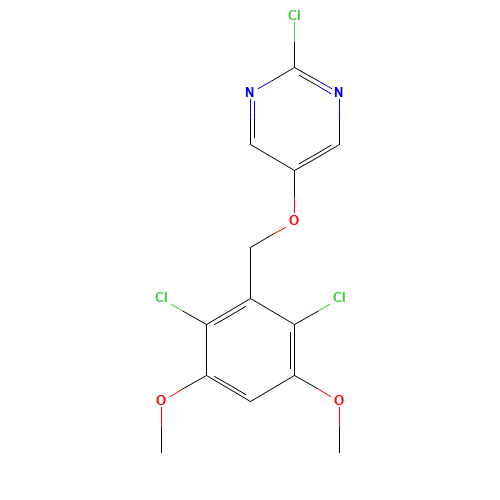 2-chloro-5-[(2,6-dichloro-3,5-dimethoxyphenyl)methoxy]pyrimidine (CAS: 1453211-58-9) - Related Chemical Product