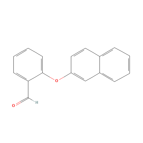 2-naphthalen-2-yloxybenzaldehyde (CAS: 244103-34-2) - Chemical Structure and Molecular Formula 