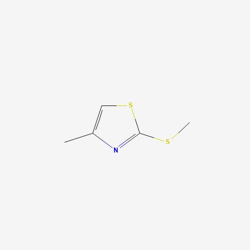 4-methyl-2-methylsulfanyl-1,3-thiazole (CAS: 5316-67-6) - Chemical Structure and Molecular Formula 