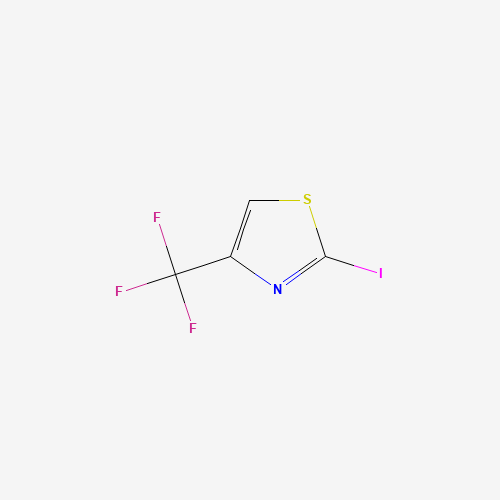 2-iodo-4-(trifluoromethyl)-1,3-thiazole (CAS: 864376-14-7) - Chemical Structure and Molecular Formula 
