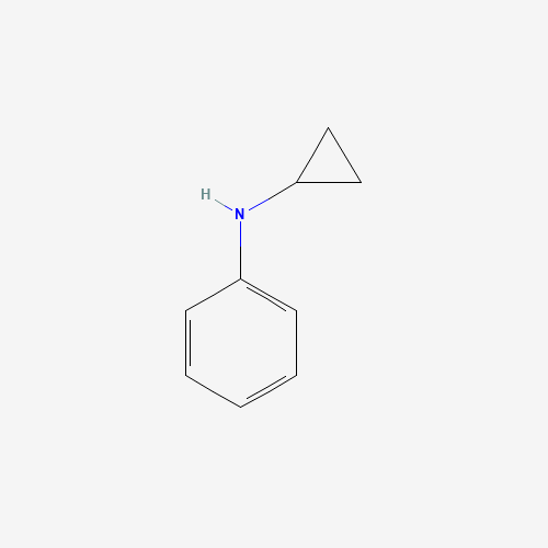 N-cyclopropylaniline (CAS: 34535-98-3) - Chemical Structure and Molecular Formula 