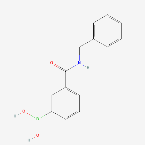 [3-(benzylcarbamoyl)phenyl]boronic acid (CAS: 625470-96-4) - Chemical Structure and Molecular Formula 