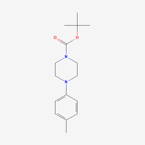 tert-butyl 4-(4-methylphenyl)piperazine-1-carboxylate (CAS: 681482-19-9) - Chemical Structure and Molecular Formula 