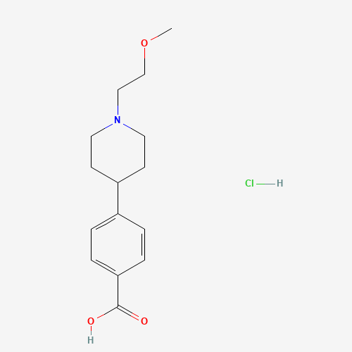 4-[1-(2-methoxyethyl)piperidin-4-yl]benzoic acid;hydrochloride (CAS: 354813-38-0) - Related Chemical Product