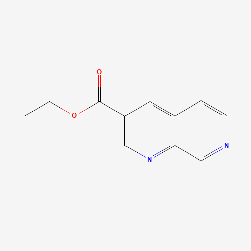 ethyl 1,7-naphthyridine-3-carboxylate (CAS: 949922-44-5) - Chemical Structure and Molecular Formula 