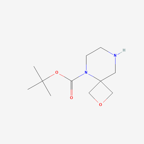 tert-butyl 2-oxa-5,8-diazaspiro[3.5]nonane-5-carboxylate (CAS: 1367936-05-7) - Chemical Structure and Molecular Formula 