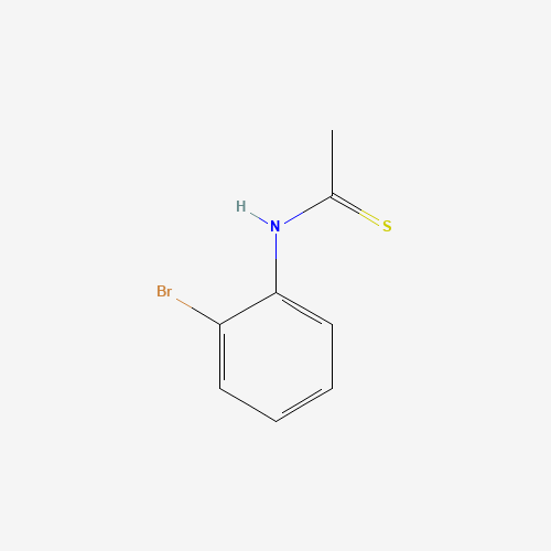 N-(2-bromophenyl)ethanethioamide (CAS: 62635-46-5) - Chemical Structure and Molecular Formula 