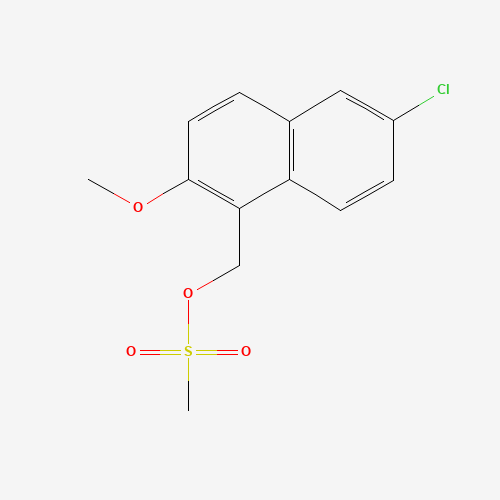 (6-chloro-2-methoxynaphthalen-1-yl)methyl methanesulfonate (CAS: 1539309-78-8) - Related Chemical Product