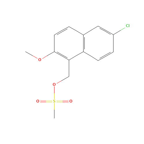 (6-chloro-2-methoxynaphthalen-1-yl)methyl methanesulfonate (CAS: 1539309-78-8) - Related Chemical Product