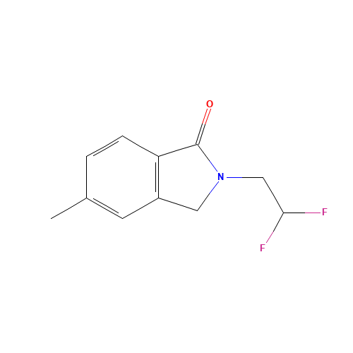 2-(2,2-difluoroethyl)-5-methyl-3H-isoindol-1-one (CAS: 1190893-12-9) - Related Chemical Product