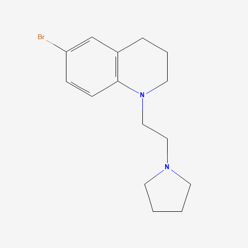 6-bromo-1-(2-pyrrolidin-1-ylethyl)-3,4-dihydro-2H-quinoline (CAS: 1063406-60-9) - Related Chemical Product