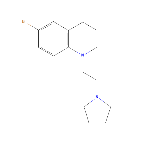 6-bromo-1-(2-pyrrolidin-1-ylethyl)-3,4-dihydro-2H-quinoline (CAS: 1063406-60-9) - Related Chemical Product