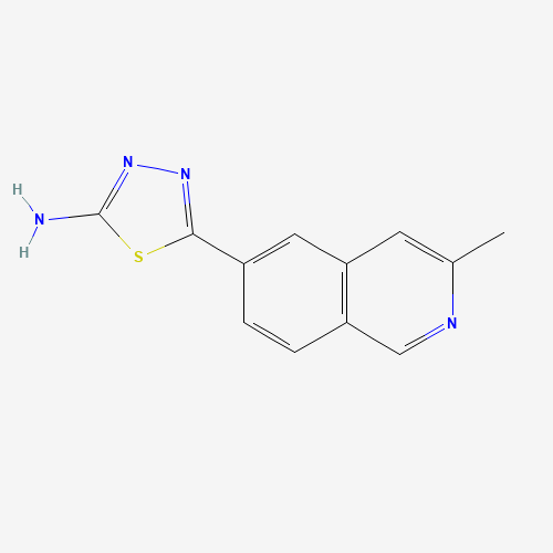 5-(3-methylisoquinolin-6-yl)-1,3,4-thiadiazol-2-amine (CAS: 885223-51-8) - Related Chemical Product