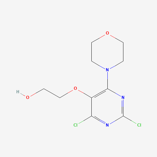 2-(2,4-dichloro-6-morpholin-4-ylpyrimidin-5-yl)oxyethanol (CAS: 1572048-27-1) - Related Chemical Product