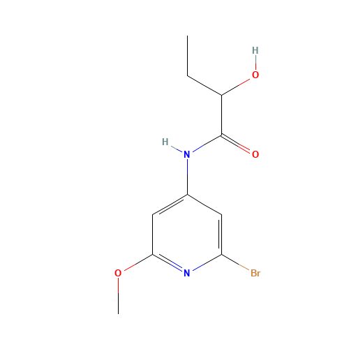 N-(2-bromo-6-methoxypyridin-4-yl)-2-hydroxybutanamide (CAS: 1433904-95-0) - Related Chemical Product