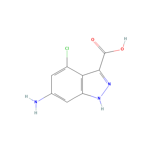 6-amino-4-chloro-1H-indazole-3-carboxylic acid (CAS: 885519-31-3) - Related Chemical Product