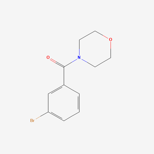 (3-bromophenyl)-morpholin-4-ylmethanone (CAS: 153435-81-5) - Chemical Structure and Molecular Formula 