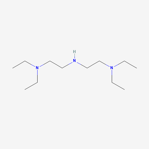 N-[2-(diethylamino)ethyl]-N',N'-diethylethane-1,2-diamine (CAS: 123-12-6) - Chemical Structure and Molecular Formula 