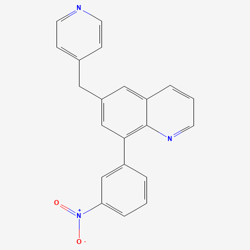 8-(3-nitrophenyl)-6-(pyridin-4-ylmethyl)quinoline (CAS: 159925-31-2) - Related Chemical Product