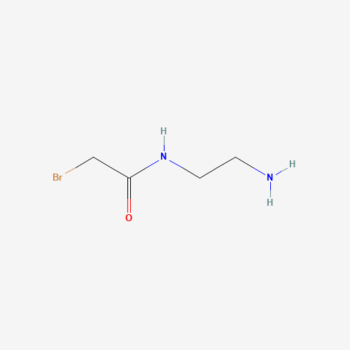 N-(2-aminoethyl)-2-bromoacetamide (CAS: 16505-88-7) - Chemical Structure and Molecular Formula 