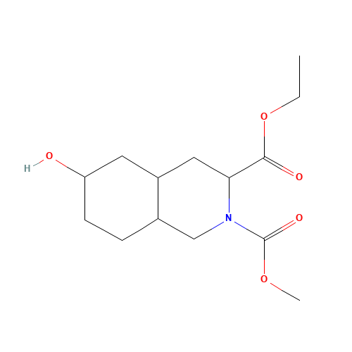 3-O-ethyl 2-O-methyl 6-hydroxy-3,4,4a,5,6,7,8,8a-octahydro-1H-isoquinoline-2,3-dicarboxylate (CAS: 128073-41-6) - Related Chemical Product