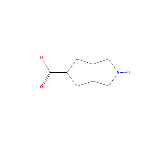 methyl 1,2,3,3a,4,5,6,6a-octahydrocyclopenta[c]pyrrole-5-carboxylate (CAS: 1378811-95-0) - Related Chemical Product
