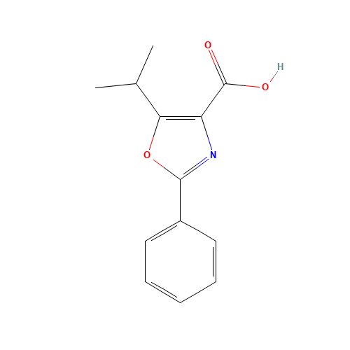 2-phenyl-5-propan-2-yl-1,3-oxazole-4-carboxylic acid (CAS: 939376-87-1) - Related Chemical Product