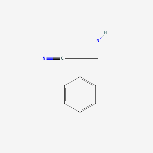 3-phenylazetidine-3-carbonitrile (CAS: 1315258-13-9) - Chemical Structure and Molecular Formula 
