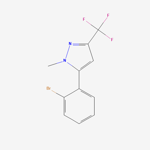 5-(2-bromophenyl)-1-methyl-3-(trifluoromethyl)pyrazole (CAS: 906352-89-4) - Related Chemical Product