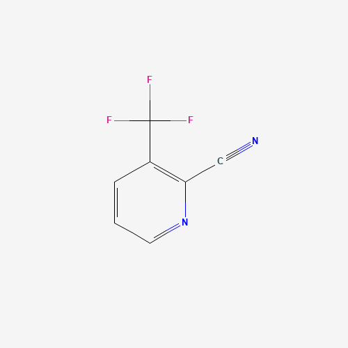 3-(trifluoromethyl)pyridine-2-carbonitrile (CAS: 406933-21-9) - Chemical Structure and Molecular Formula 