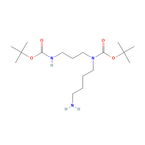 tert-butyl N-(4-aminobutyl)-N-[3-[(2-methylpropan-2-yl)oxycarbonylamino]propyl]carbamate (CAS: 85503-20-4) - Related Chemical Product