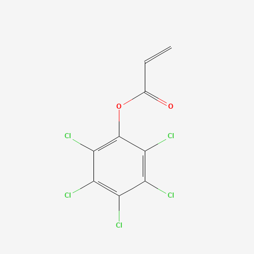 (2,3,4,5,6-pentachlorophenyl) prop-2-enoate (CAS: 4513-43-3) - Chemical Structure and Molecular Formula 