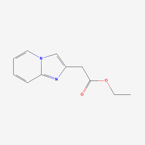ethyl 2-imidazo[1,2-a]pyridin-2-ylacetate (CAS: 21755-34-0) - Chemical Structure and Molecular Formula 