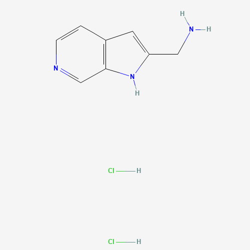 1H-pyrrolo[2,3-c]pyridin-2-ylmethanamine;dihydrochloride (CAS: 867035-40-3) - Chemical Structure and Molecular Formula 
