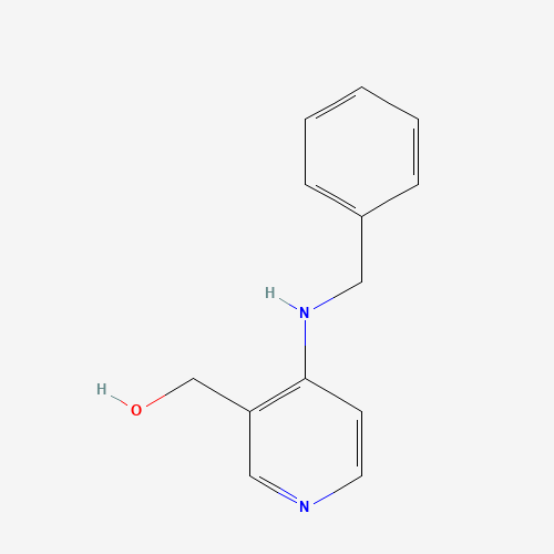 [4-(benzylamino)pyridin-3-yl]methanol (CAS: 1338468-02-2) - Chemical Structure and Molecular Formula 