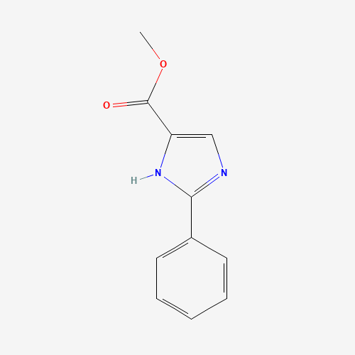 methyl 2-phenyl-1H-imidazole-5-carboxylate (CAS: 32682-99-8) - Chemical Structure and Molecular Formula 