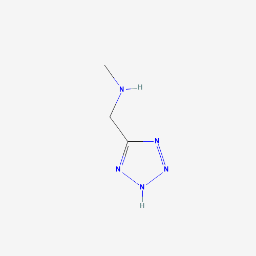 N-methyl-1-(2H-tetrazol-5-yl)methanamine (CAS: 1249673-88-8) - Chemical Structure and Molecular Formula 