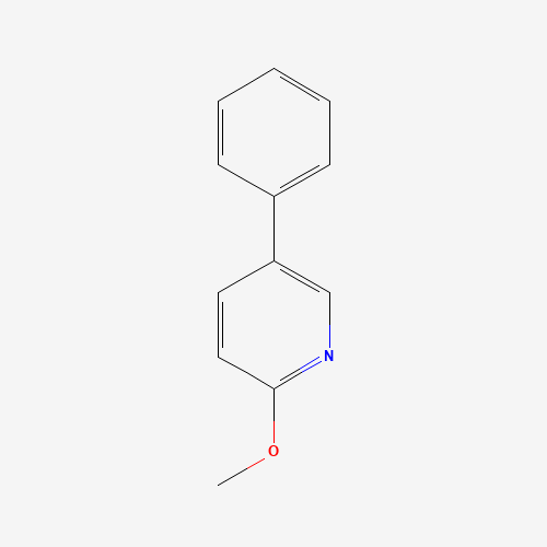 2-methoxy-5-phenylpyridine (CAS: 53698-47-8) - Chemical Structure and Molecular Formula 
