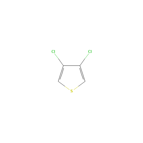 3,4-dichlorothiophene (CAS: 17249-76-2) - Chemical Structure and Molecular Formula 