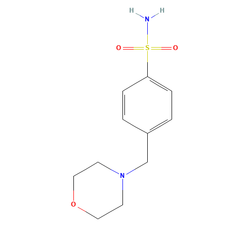 4-(morpholin-4-ylmethyl)benzenesulfonamide (CAS: 1359966-69-0) - Chemical Structure and Molecular Formula 