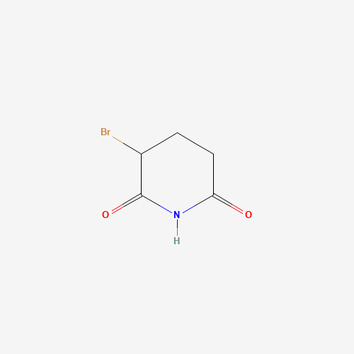 3-bromopiperidine-2,6-dione chemical structure 3-bromopiperidine-2,6-dione (CAS: 62595-74-8) - Chemical Structure and Molecular Formula